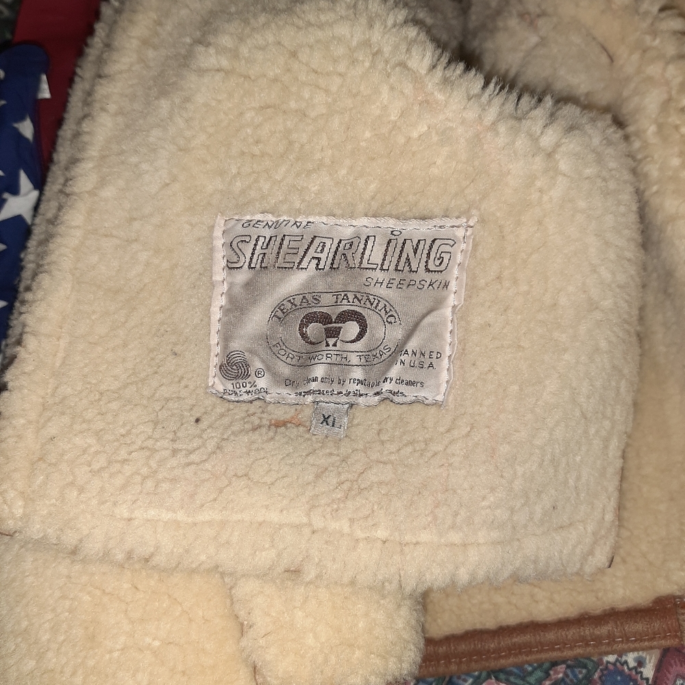 An original shearling coat from the early 90's